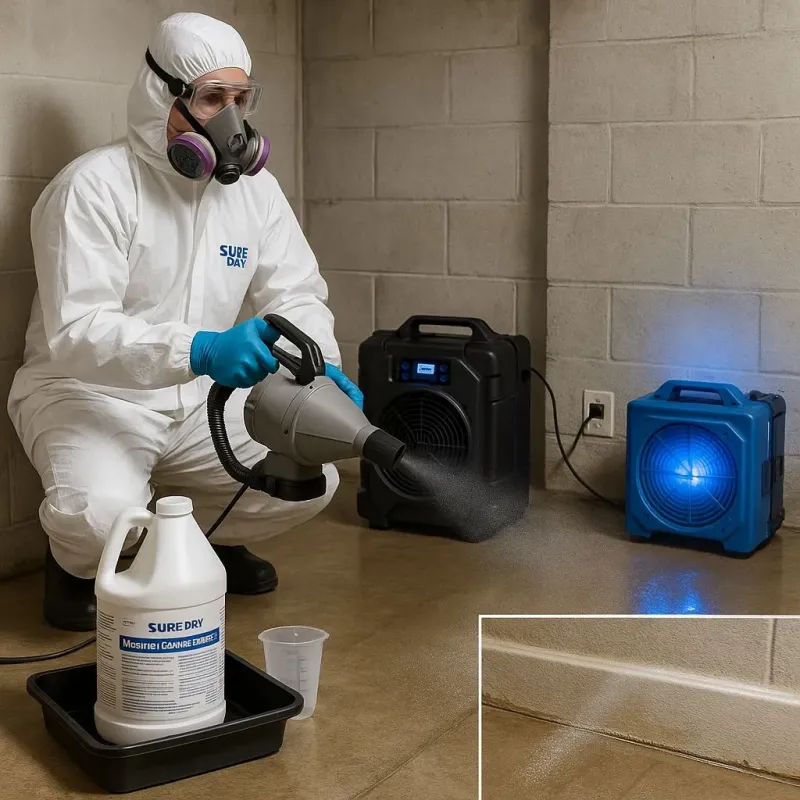 Sanitization and Odor Removal process in Washington, ME